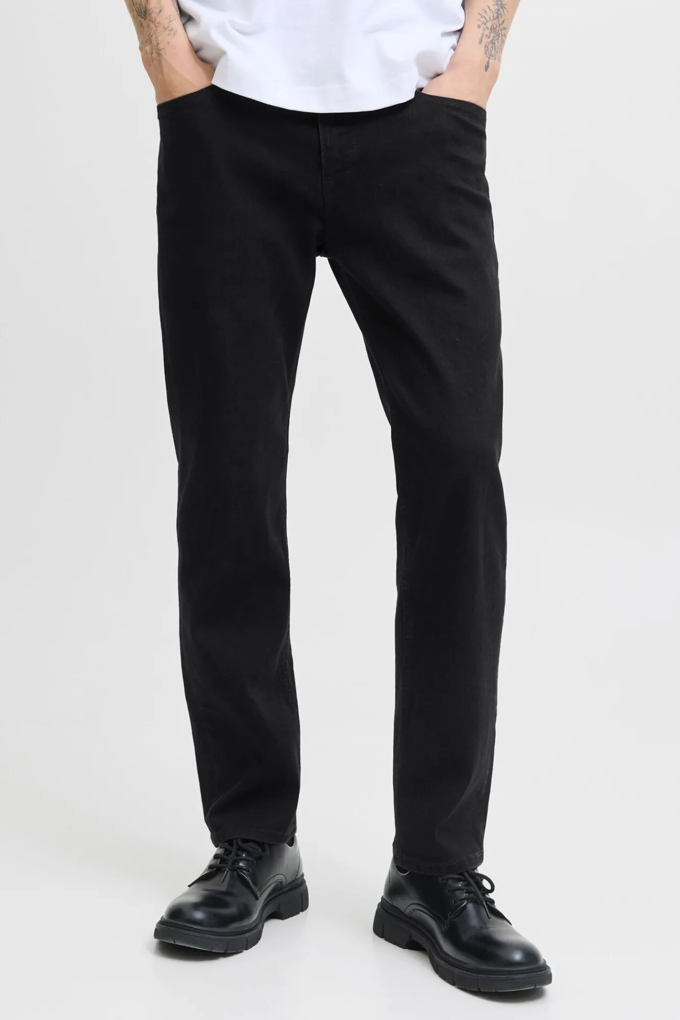 Jack & Jones Jeans-Calça jeans de corte regular preto