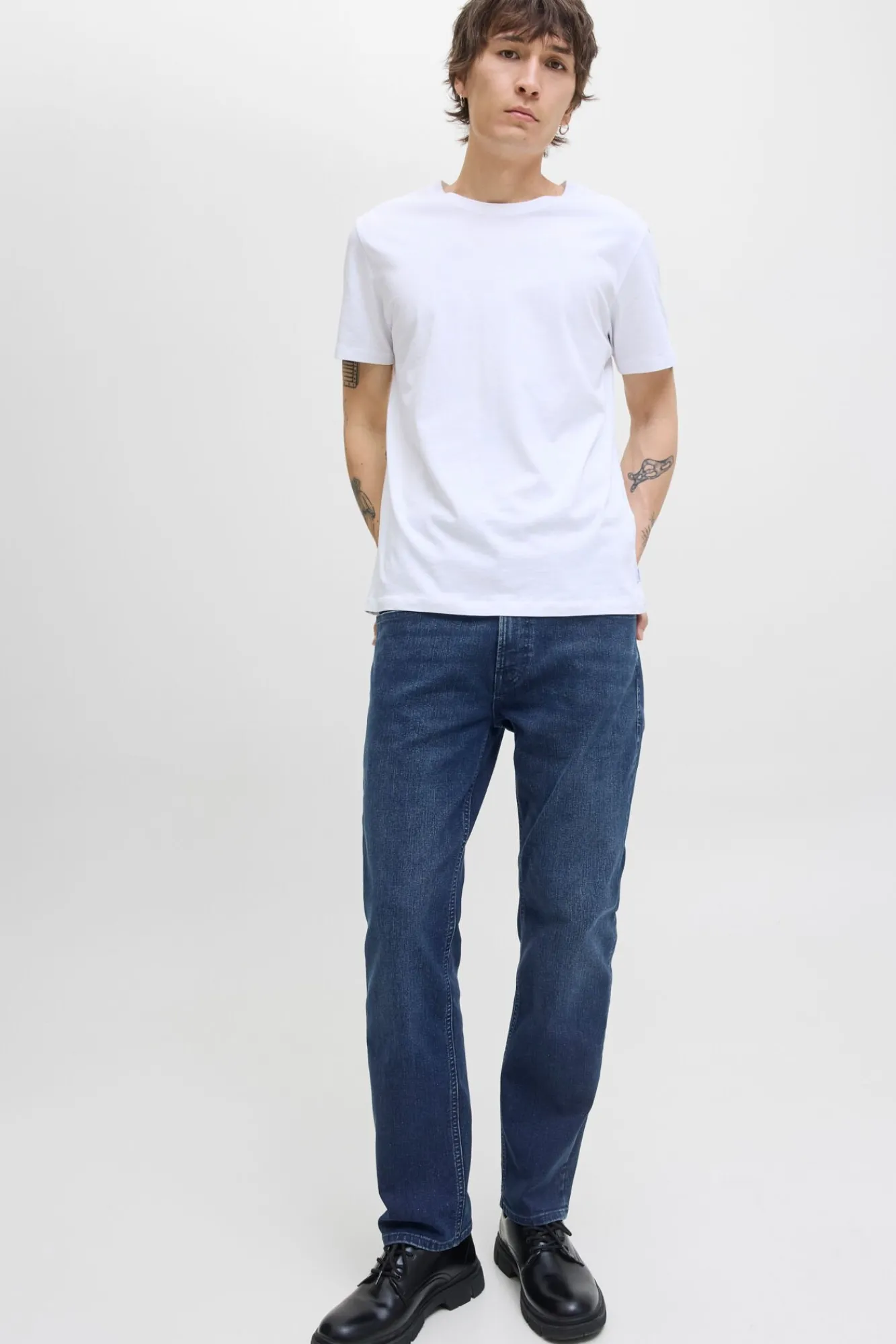 Jack & Jones Jeans-Calça jeans de corte regular azul
