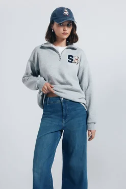 Springfield Jeans-Calça jeans de marinheiro azul