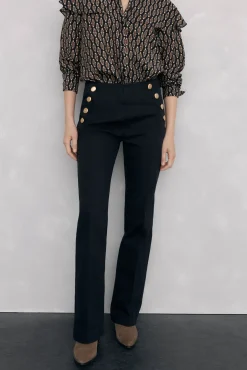 Pedro del Hierro Jeans-Calça jeans larga Preto