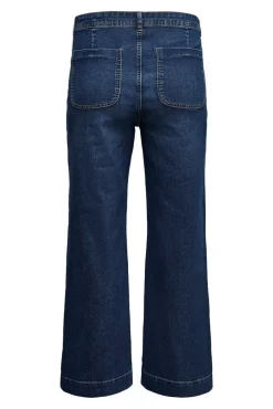 Vero Moda Curve Jeans-Calça jeans larga plus size Azul