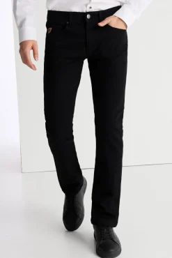 Lois Jeans-Calça jeans preta com enxágue preto