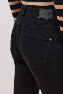 Cortefiel Jeans|Calças-Calça jeans reta Preto