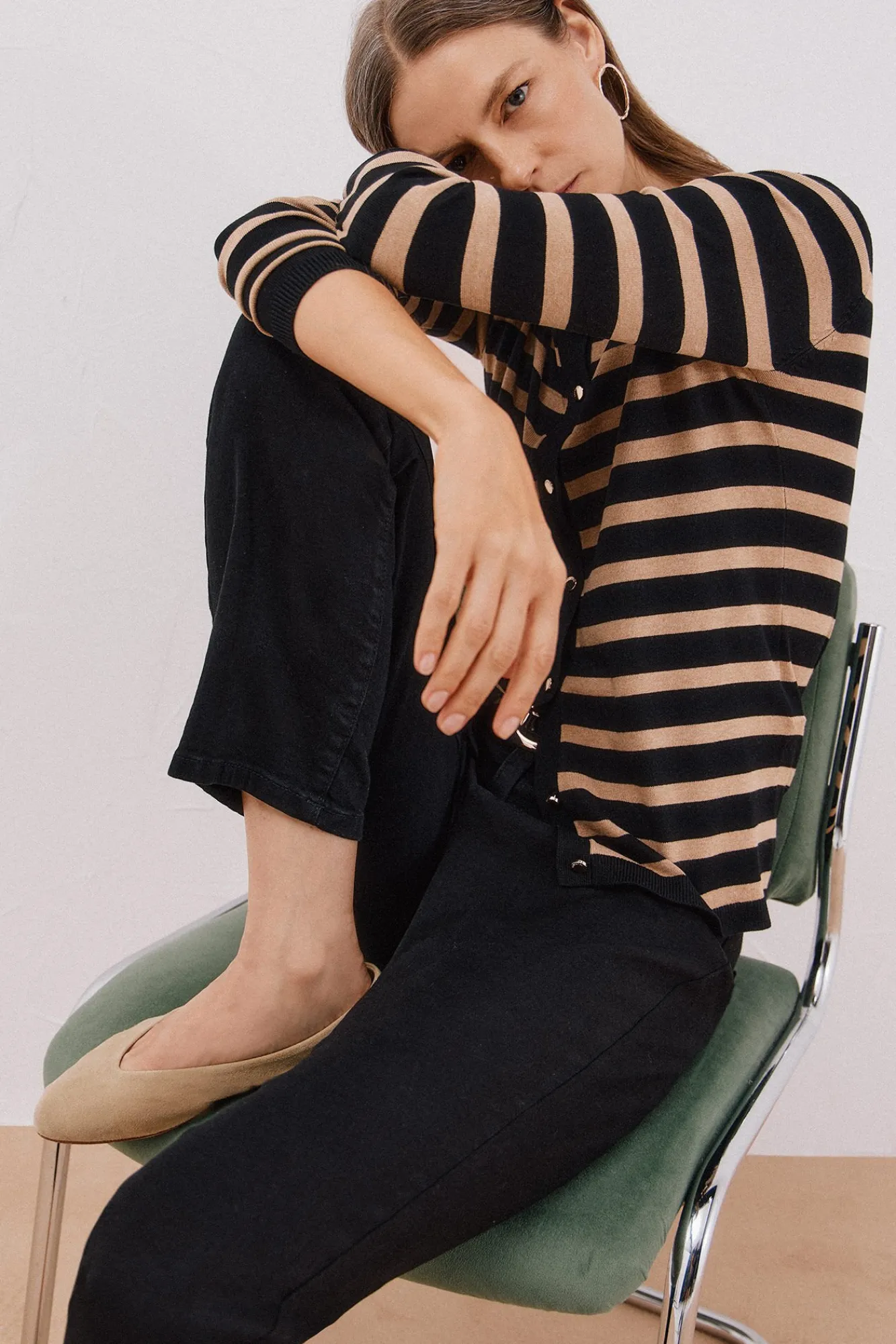 Cortefiel Jeans|Calças-Calça jeans reta Preto