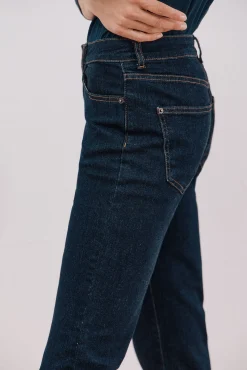 Cortefiel Jeans|Calças-Calça jeans reta Azul