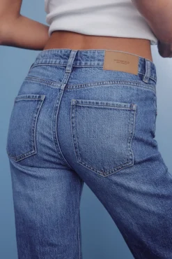 Springfield Jeans-Calça jeans reta azul