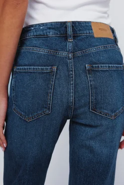 Springfield Jeans-Calça jeans reta azul