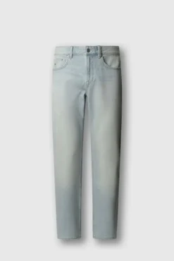 Pepe Jeans Jeans-Calça jeans reta desbotada azul