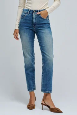 Salsa Jeans Jeans-Calça jeans skinny de cintura curta Azul