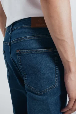 Springfield Jeans-Calça jeans skinny fit tingida azul