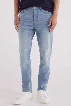 Springfield Jeans-Calça jeans skinny fit tingida azul