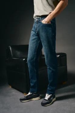 OOTO Jeans|Calças-Calça jeans slim fit Azul