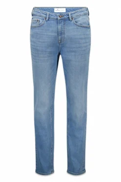 Springfield Jeans-Calça jeans slim fit com lavagem média azul