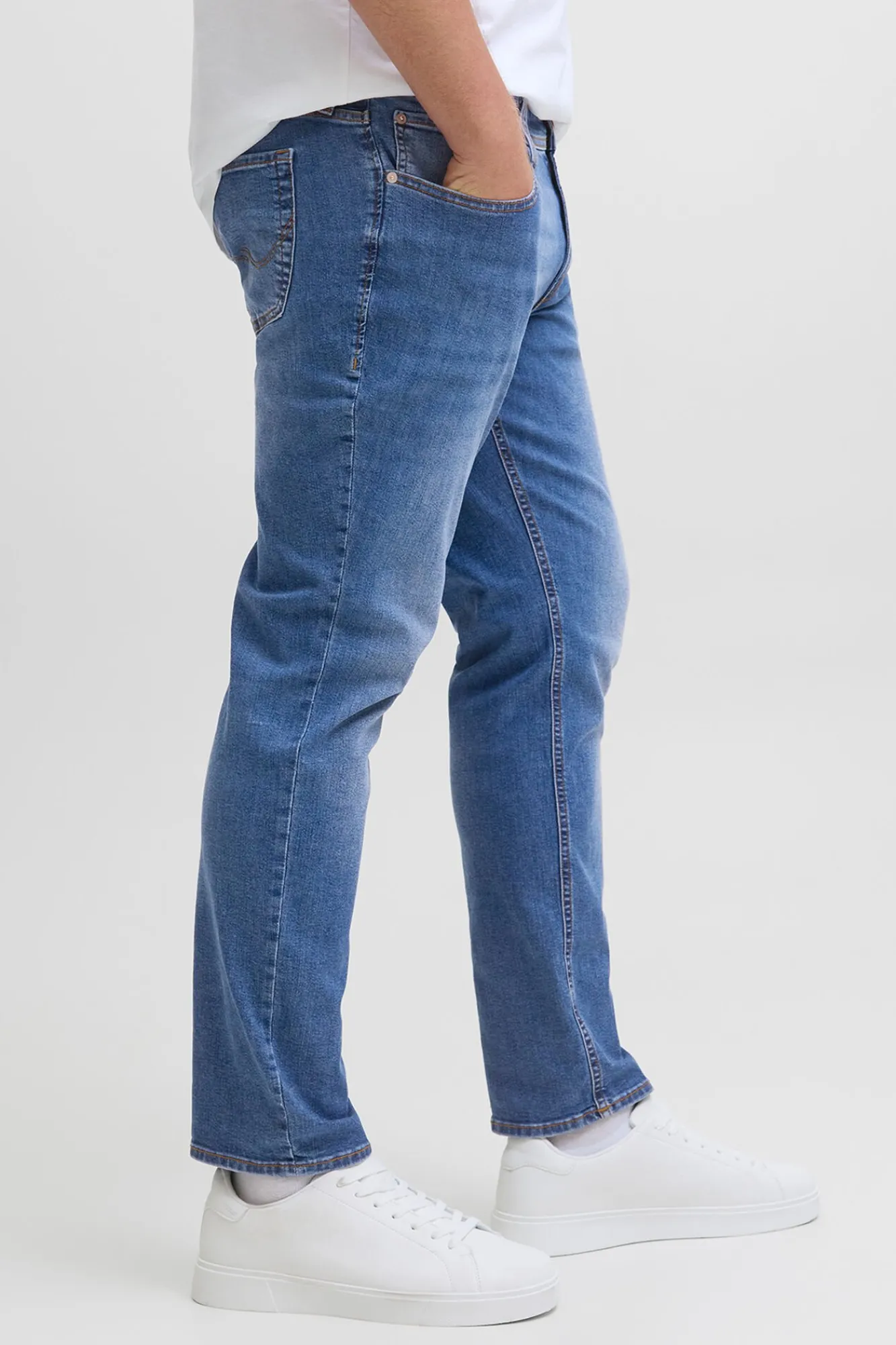 Jack & Jones PLUS Jeans-Calça jeans slim fit PLUS azul