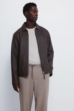 Springfield Calças-Calça jogger esvoaçante cru