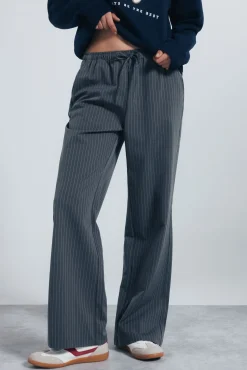 Springfield Calças-Calça jogger larga cinzento