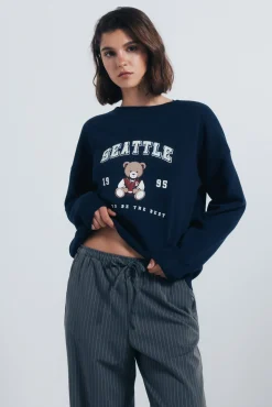 Springfield Calças-Calça jogger larga cinzento