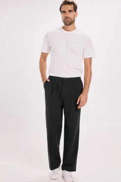 Jack & Jones Calças-Calça largas com pregas Cinzento