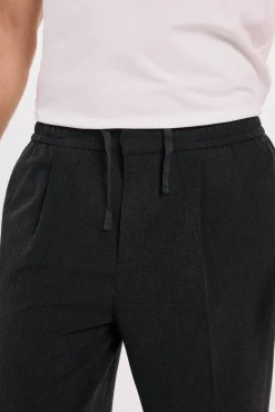 Jack & Jones Calças-Calça largas com pregas Cinzento