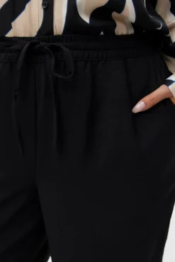 Vero Moda Curve Calças-Calça largas de tamanho grande Preto