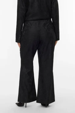 Vero Moda Curve Calças-Calça plus size de renda renda Preto