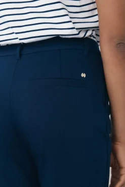 Pedro del Hierro Calças-Calça reta clássica Azul