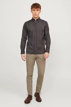 Jack & Jones Calças|Chinos-Calça slim fit bege