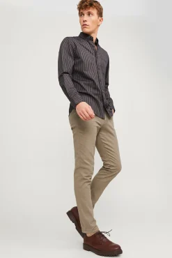 Jack & Jones Calças|Chinos-Calça slim fit bege