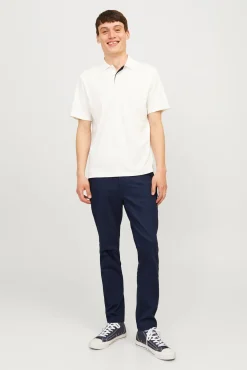 Jack & Jones Calças|Chinos-Calça slim fit azul