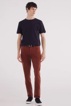 Springfield Calças-Calça slim fit com 5 calça vermelho