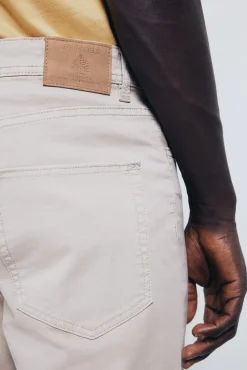 Springfield Calças-Calça slim fit com 5 calça cru