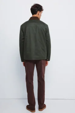 Springfield Calças-Calça slim fit com 5 calça cru