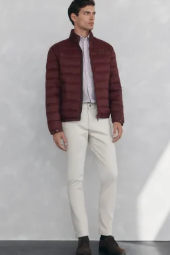 Pedro del Hierro Jeans|Calças-Calças 5 bolsos cor slim fit Beige