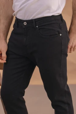 Celopman Jeans|Calças-Calças 5 Bolsos Skinny preto