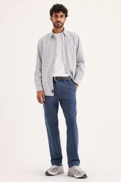Dockers Calças|Chinos-Calças Calças chino Alpha Slim Fit Azul