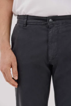 Cortefiel Calças|Chinos-Calças calças chino lavadas Cinzento