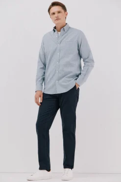 Cortefiel Calças|Chinos-Calças calças chino lavadas Azul