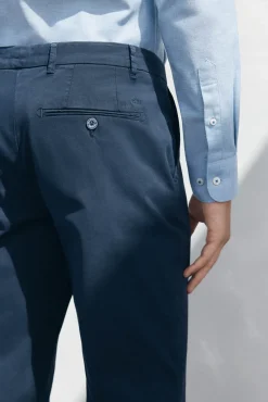 Pedro del Hierro Calças|Chinos-Calças calças chino premium de regular fit Azul