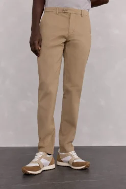 Pedro del Hierro Calças|Chinos-Calças calças chino slim fit premium Beige