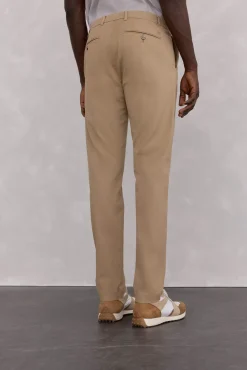 Pedro del Hierro Calças|Chinos-Calças calças chino slim fit premium Beige