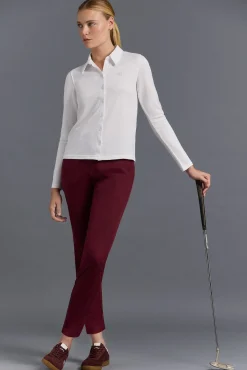Pedro del Hierro Calças-Calças calças chino técnicas de golfe Vermelho