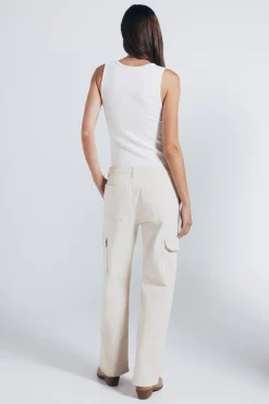 Springfield Calças-Calças cargo de algodão vison