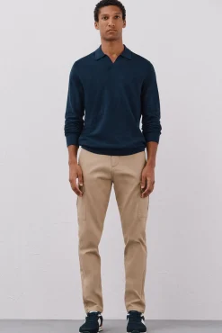 Cortefiel Calças-Calças cargo leves Tostado