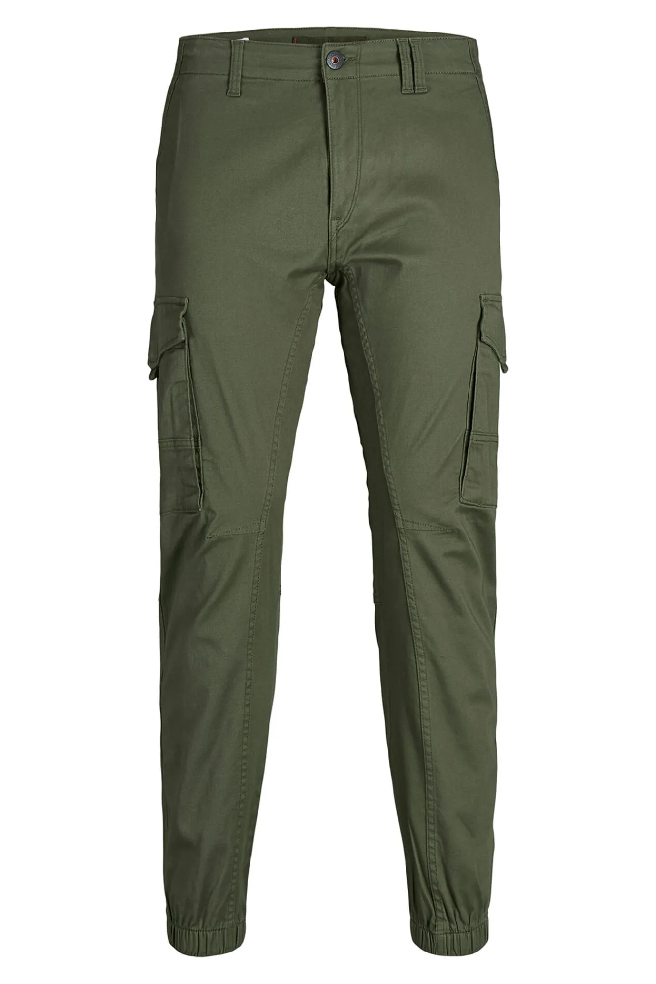 Jack & Jones Calças-Calças cargo slim fit verde