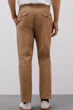 Cortefiel Calças|Chinos-Calças chino comfort regular fit Tostado