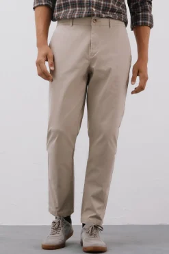 Cortefiel Calças|Chinos-Calças chino comfort regular fit Tostado