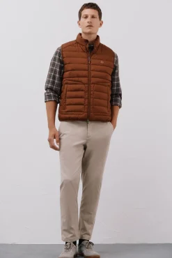 Cortefiel Calças|Chinos-Calças chino comfort regular fit Tostado