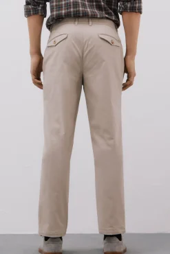 Cortefiel Calças|Chinos-Calças chino comfort regular fit Tostado