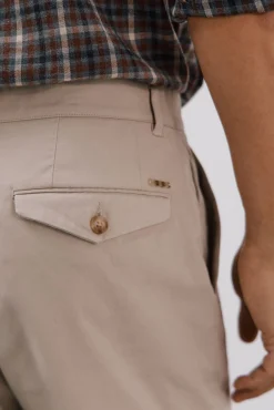 Cortefiel Calças|Chinos-Calças chino comfort regular fit Tostado