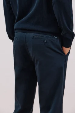 Cortefiel Calças|Chinos-Calças chino leves regular fit Azul